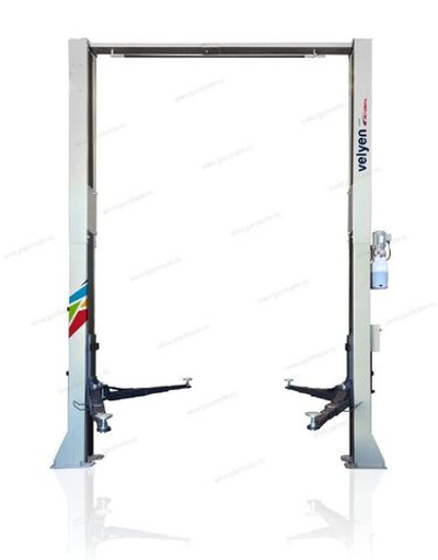 Подъемник электрогидравлический двухстоечный с верхней связью Velyen 4EC1400