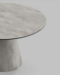 Стол круглый Стивенсон D120 столешница HPL метрополитан