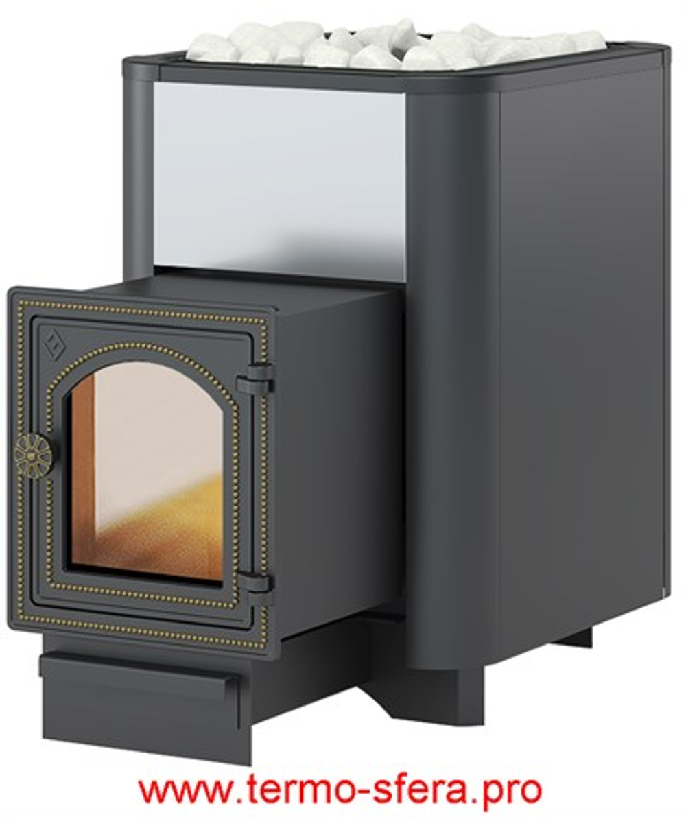 Печь ВЕЗУВИЙ Сенсация 16 Антрацит (ДТ-4С)