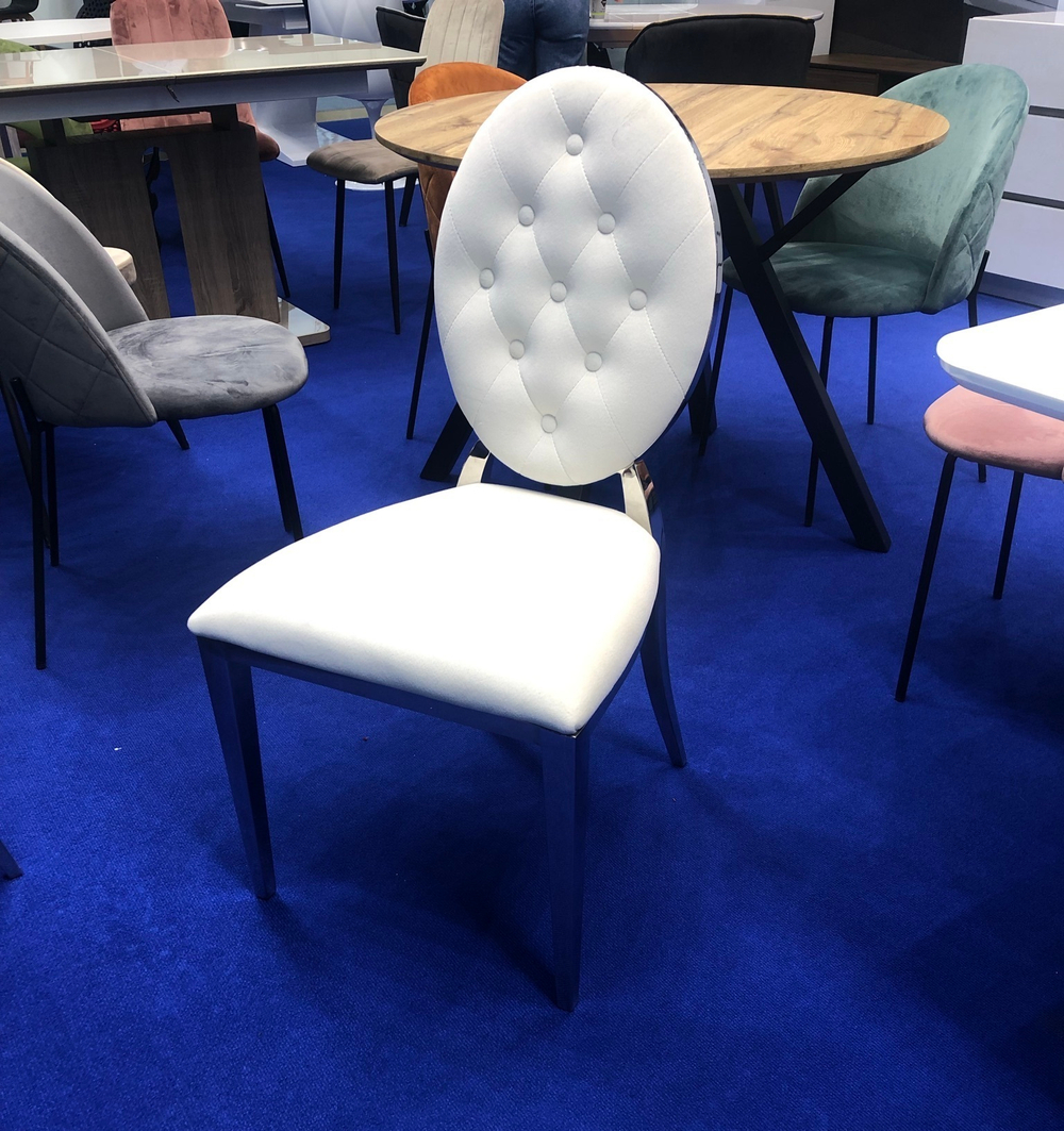 Стул Y110С бежевый бархат