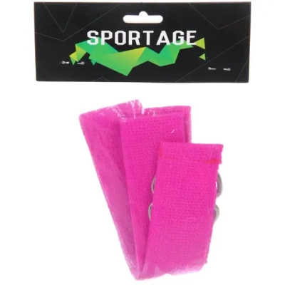 Ремень для йоги 180х4см, фуксия