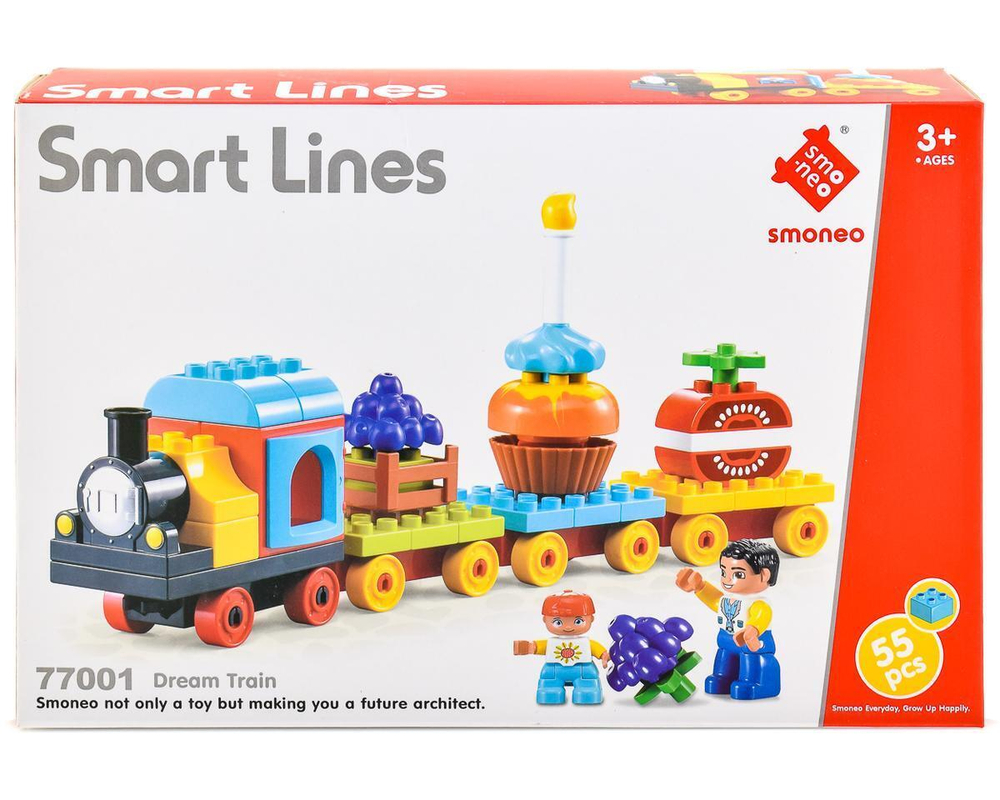 Конструктор для детей 55эл., коробка 77001