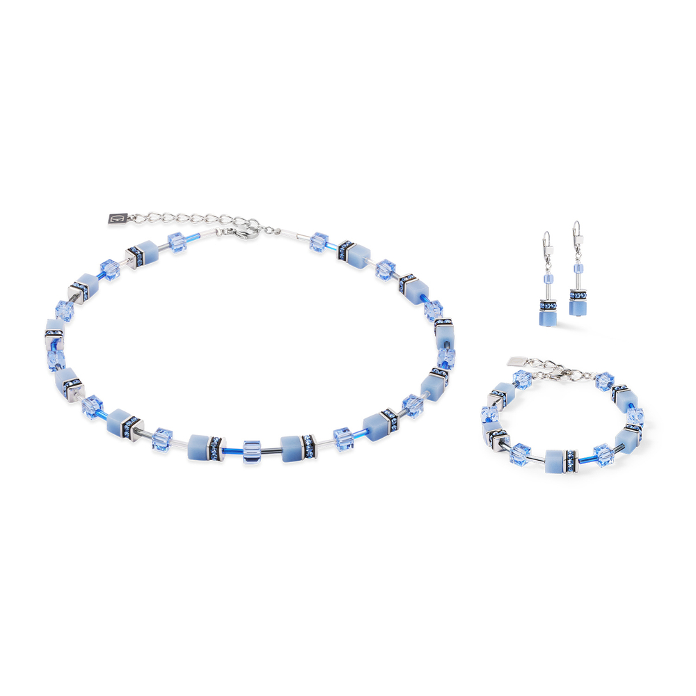 Колье Coeur de Lion Blue-Silver 4020/10-0717