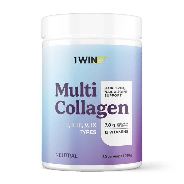 Мульти Коллаген, Multi Collagen Neutral, 1Win, 240 г