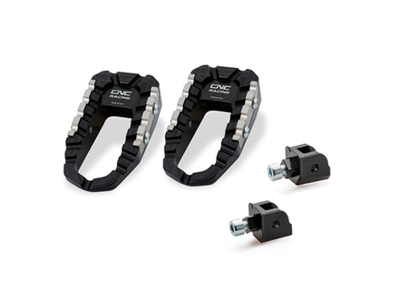 PEP05-PEA08B CNC RACING DRIVE TOURING FOOTPEGS W/MOUNT KIT (MTS)