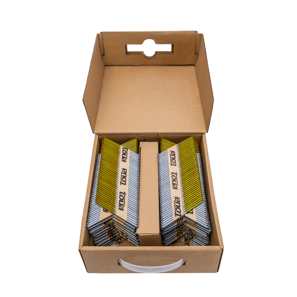 РЕЕЧНЫЕ ГВОЗДИ ДЛЯ НЕЙЛЕРА ЕРШЕНЫЕ ГАЛЬВАНИЗИРОВАННЫЕ 15 МКМ TOUA D34 50/63/75/90 мм