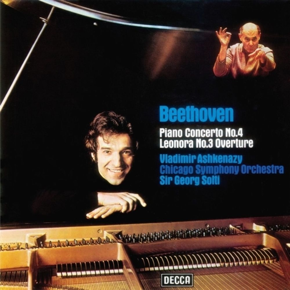 Vladimir Ashkenazy, Chicago Symphony Orchestra, Georg Solti / Beethoven: Piano Concerto No.4, Overture Leonore No.3 (LP)