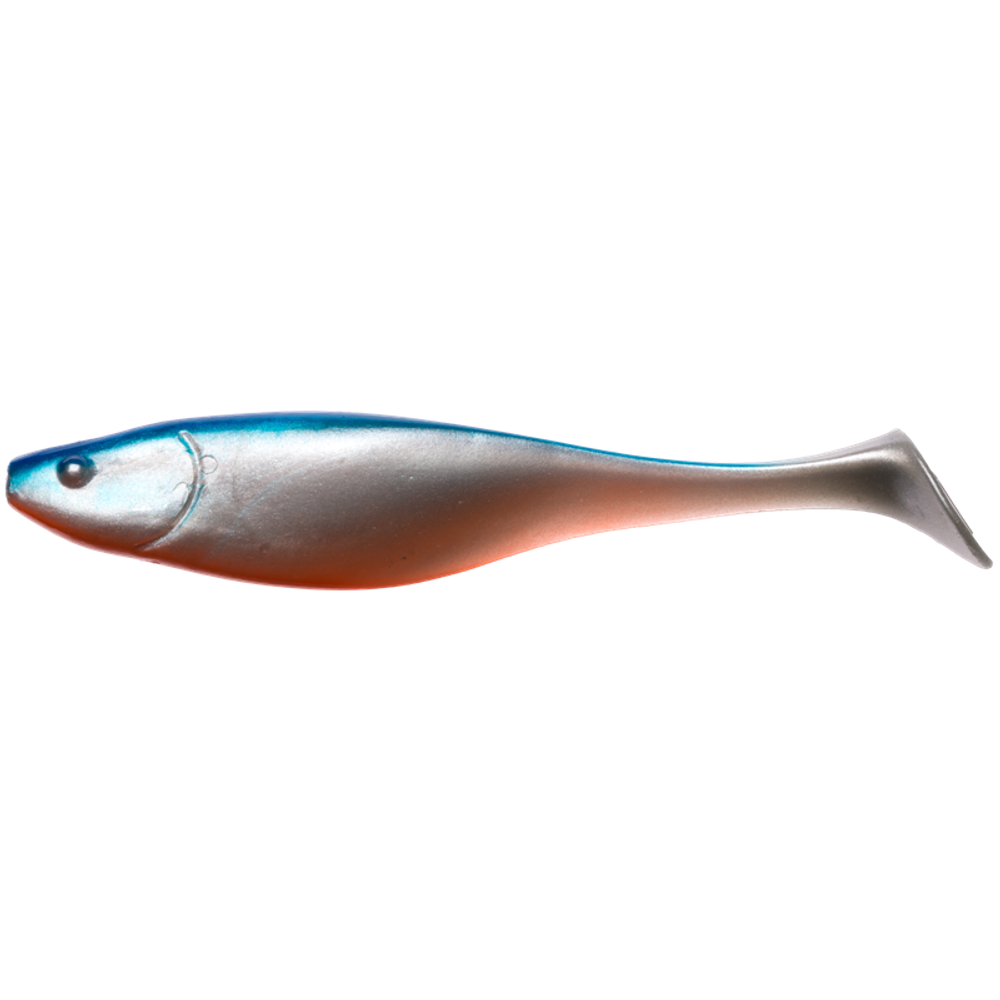 Мягкая приманка Narval Commander Shad 120мм  #001 4шт Blue Back Shiner