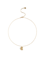 Колье с буквой Е