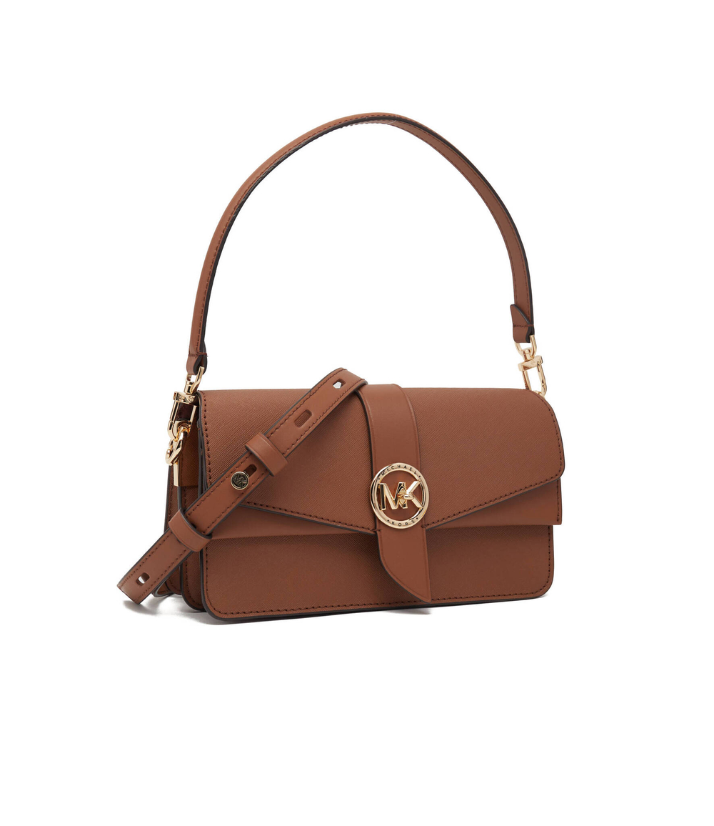 кожаная сумка-мессенджер greenwich Michael Kors - коричневый(30H1GGRL2L)