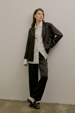 Брюки прямые черные