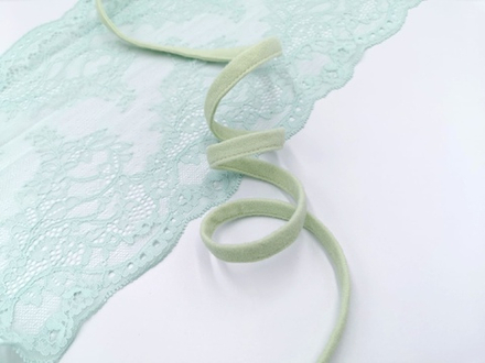 Туннельная лента, 1 шов, с начесом, фисташка, (Арт: TU1-044),м