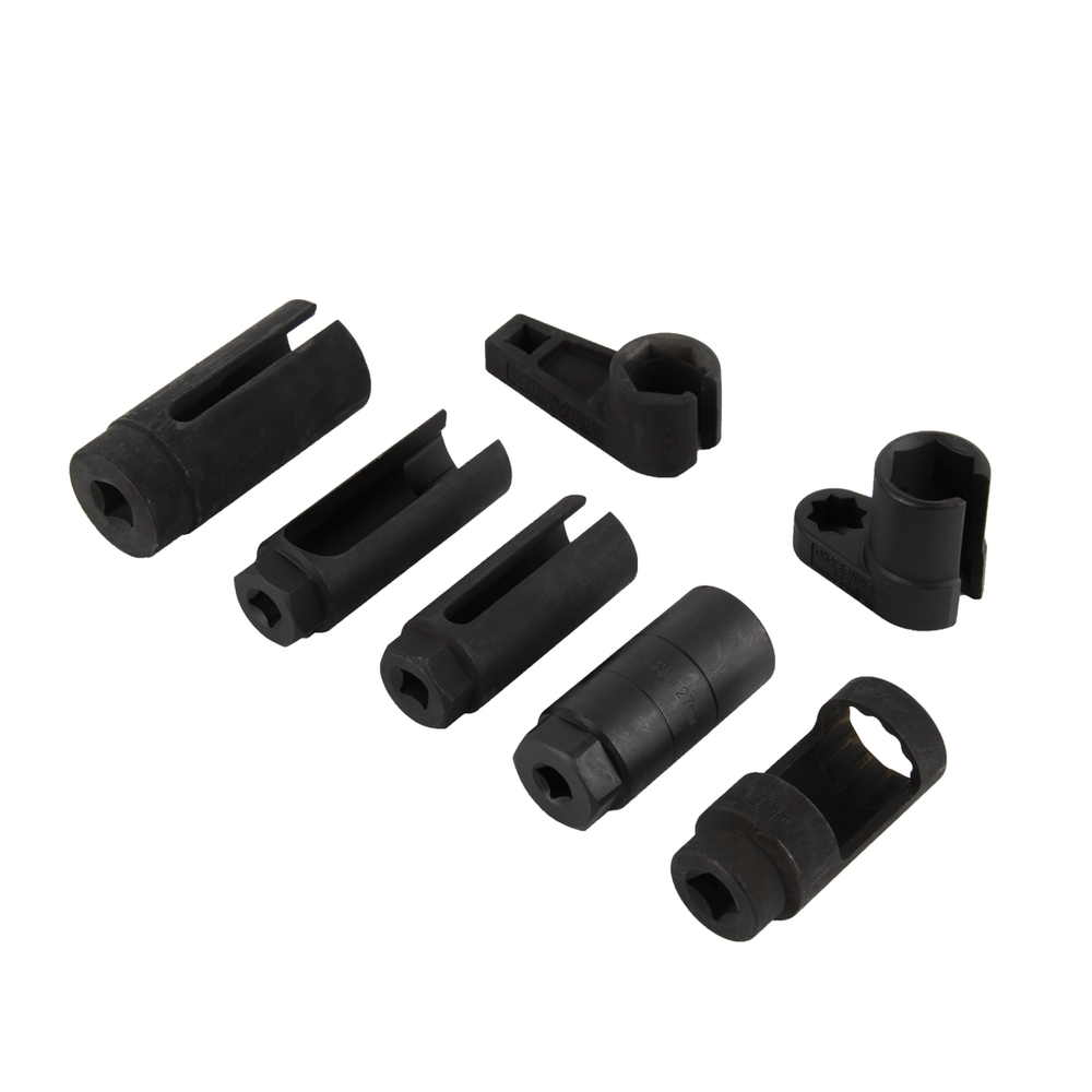 WDK-214240 Набор головок для кислородных датчиков (замены лямбда зондов) 7 предметов