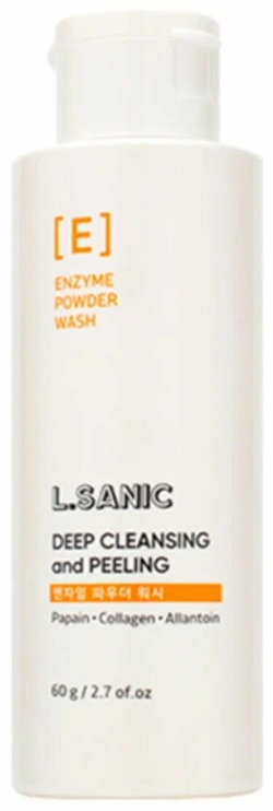 L.Sanic Энзимная пудра для глубокого очищения - Deep Cleansing and Peeling Enzyme Powder Wash, 60г