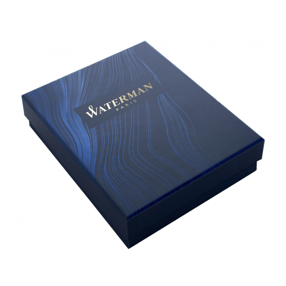 Подарочный набор Перьевая ручка Waterman GRADUATE ALLURE, цвет: черный, перо: F с чехлом на молнии