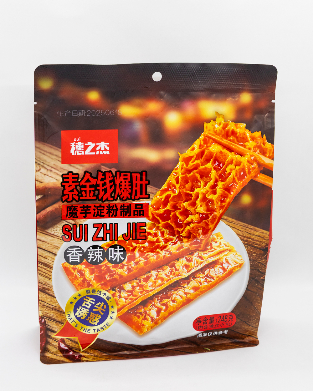 Закуска вегетарианская из жаренной лапши острая SUIZHIJIE