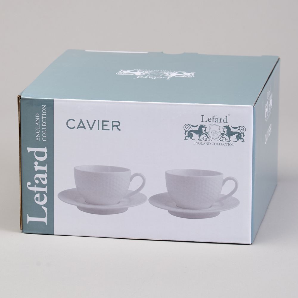 ЧАЙНЫЙ НАБОР LEFARD "CAVIER" НА 2 ПЕР. 4 ПР. 230 МЛ (КОР=16НАБ.)