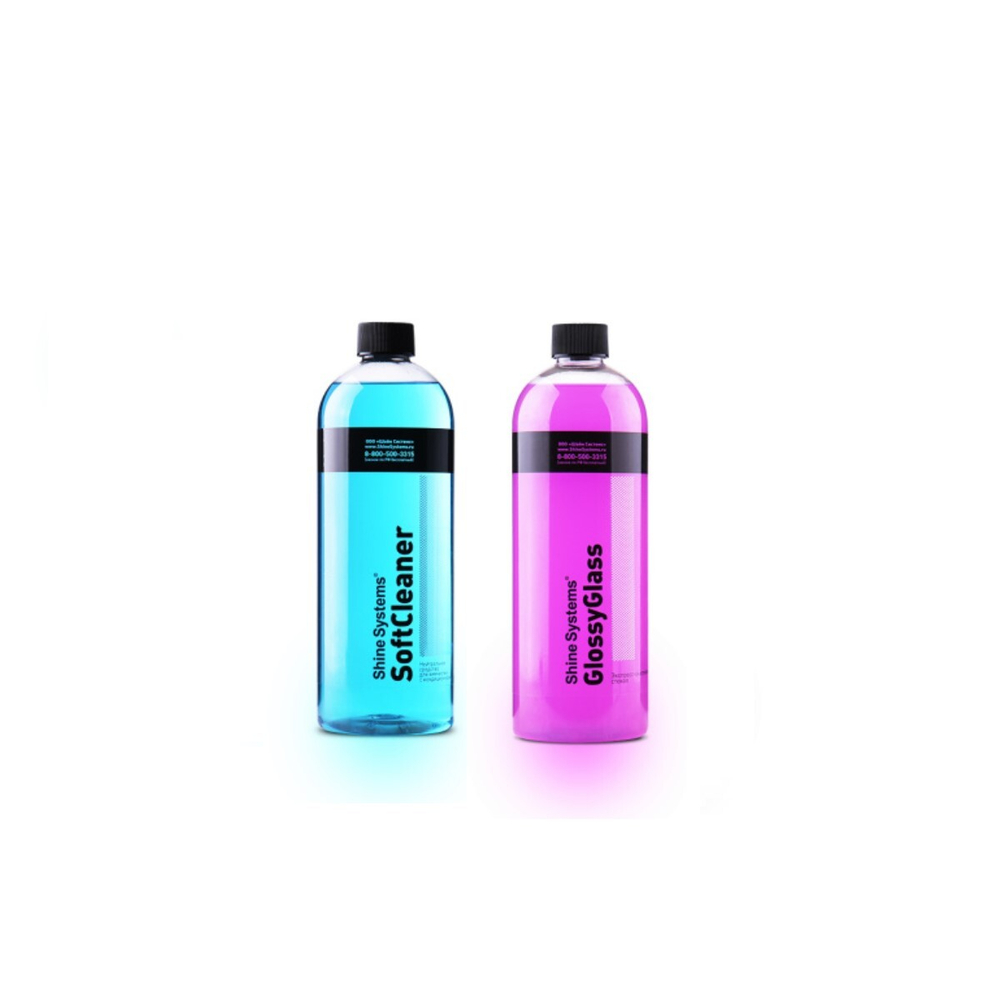 Набор по уходу за салоном SoftCleaner + GlossyGlass 750мл