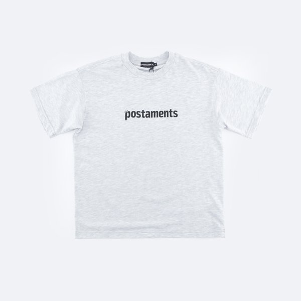 Футболка Postaments Basic (heather grey) артикул: - купить в магазине Дайс