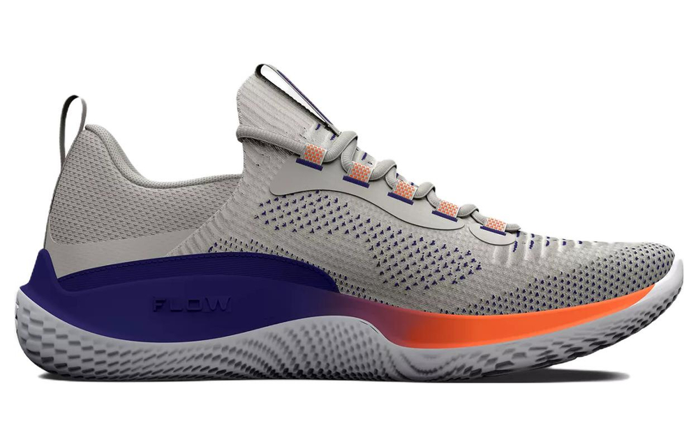 Under Armour Flow Dynamic "Grey Blue Orange"