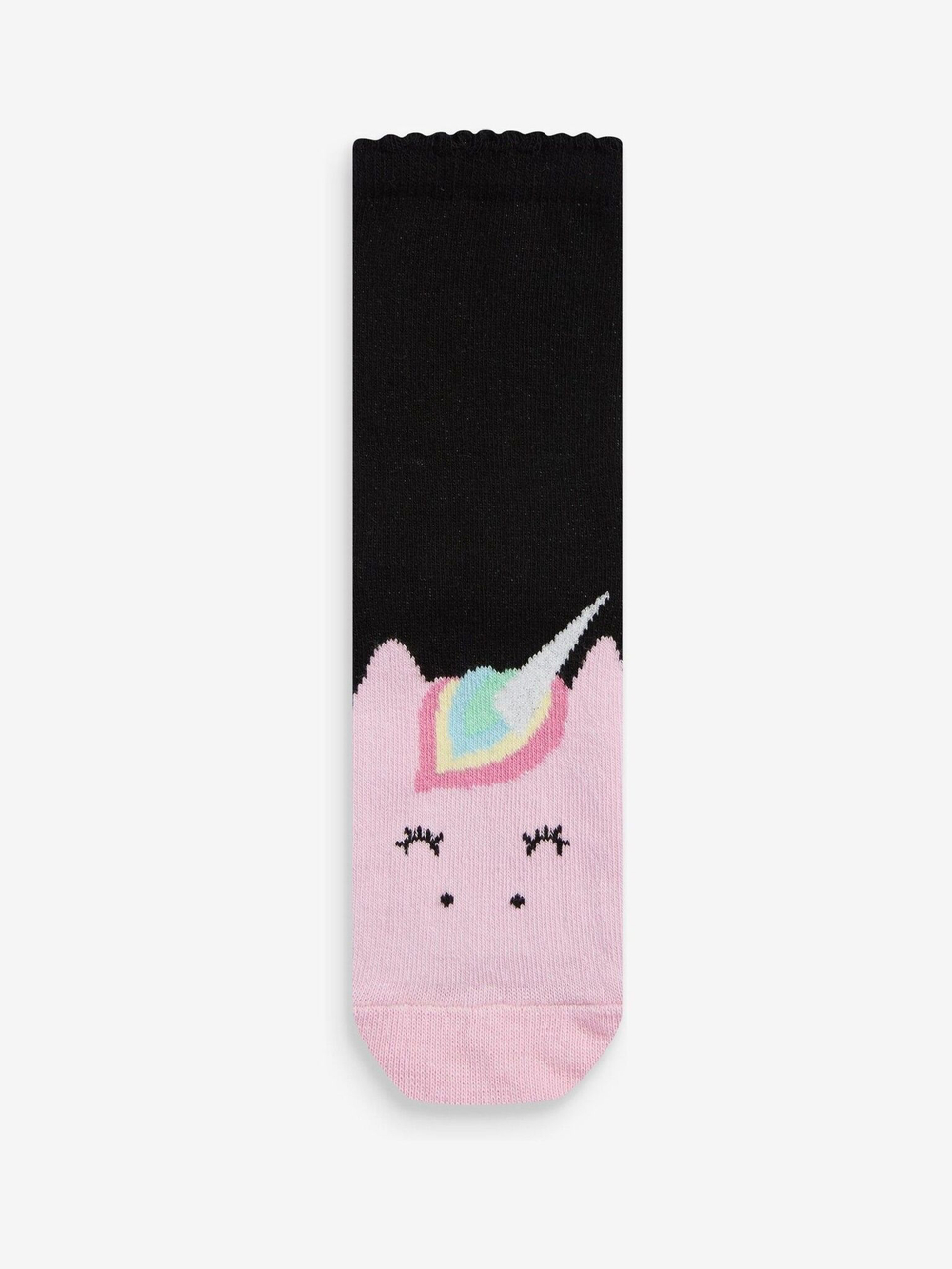 Носки хлопковые для девочки Next 352-072, 5 шт., Черный