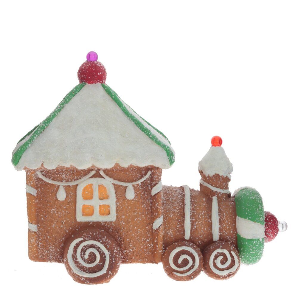 GAEM Фигурка декоративная с подсветкой "Паровозик", L35 W14 H28 см (3хAAА н/п)