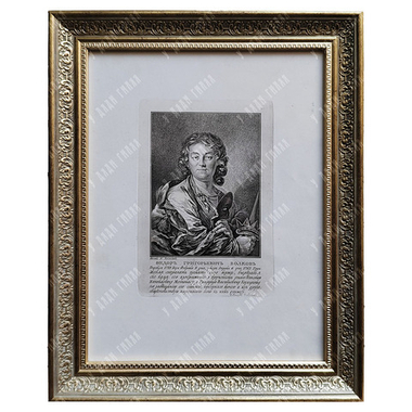 Чемесов Е. П. (1737-1765). Портрет Ф. Г. Волкова по оригиналу А. Лосенко. XIX в.