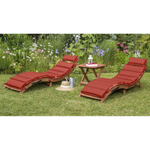 Комплект шезлонги и столик Afina AFM-803A-T133 Beige-Terracotta (2+1)