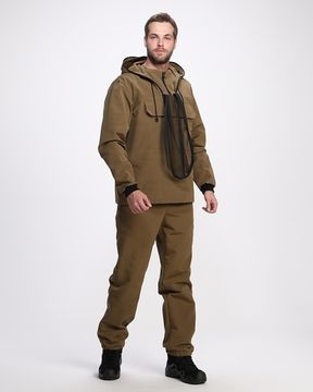 Костюм "Противоэнцефалитный" кур+бр (Брезент/хаки)