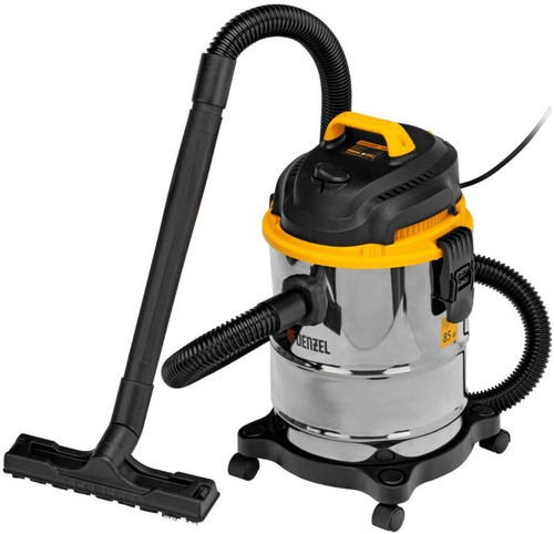 Пылесос строительный SVC15, 1200 Вт, 15л. шланг 2м Дензел