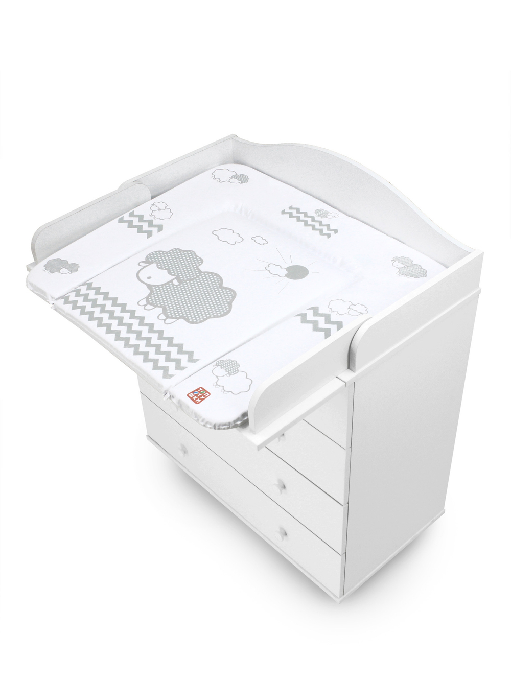 Пеленальный матрасик Топотушки "Агата" бежевый. (80*71 см.)