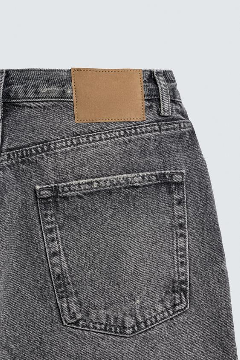 ZARA ДЖИНСЫ WIDE FLARE FIT, СЕРЫЙ