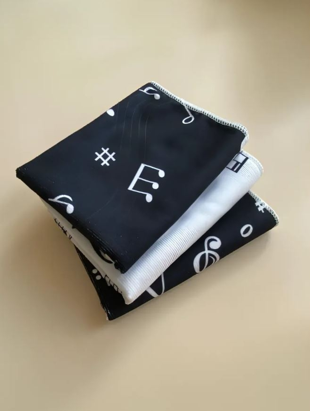 Набор кухонных полотенец "Музыкальные ноты"