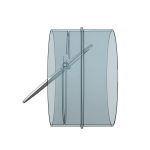 Соединитель вентиляционный пластик, d125 мм, кругл, обр.клап, Эра, 12,5СКПО