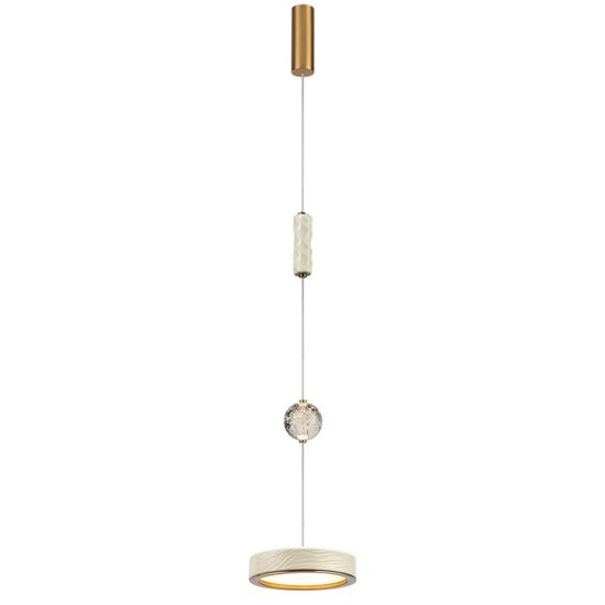 5450/32L L-VISION ODL_EX26 015 молочный/античная бронза/металл/керамика/хрусталь/акрил Подвес LED 32W 2000К/3000K/4000K RIVIERA