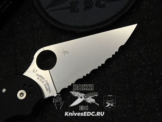 Складной нож Spyderco Para 3 223GS c клинком из стали CPM-S45VN, рукоять G10