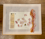 Набор для вышивания 40х50см набивная Канва Аида, рамка-дерево (Германия) с напечатанным рисунком , мулине, игла, инструкция