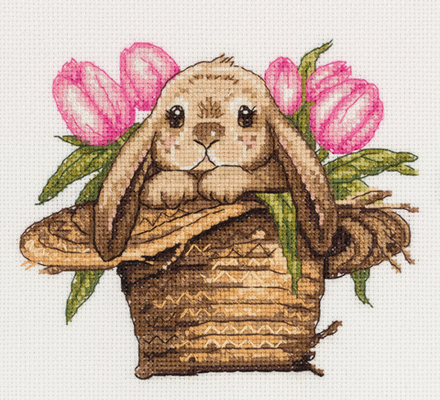 "Klart" набор для вышивания 8-517 "Зайка в шляпе"