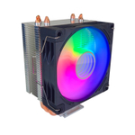 Кулер для CPU BaseTech 903SCR, 1х92мм, 700-2400rpm, 4-pin, Al+Cu, серебристый-черный-белый/FRGB, 44CFM, 23дБ, 3-PIPE(прямой контакт), TDP 130Вт, INTEL 1700/1200/115x/2011, AMD AM5/AM4/AM3(+)/AM2(+)/FM2(+) (BT-903SCR)