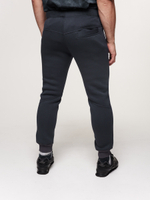 Спорт-брюки Варгградъ мужские тёмно-серые "Звезда с крыльями" с начёсом