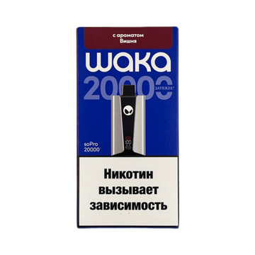 Купить Одноразовый Pod WAKA soPro - Вишня (20000 затяжек)