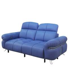 Диван с электро-реклайнером 4710, 210 см, зеленая кожа