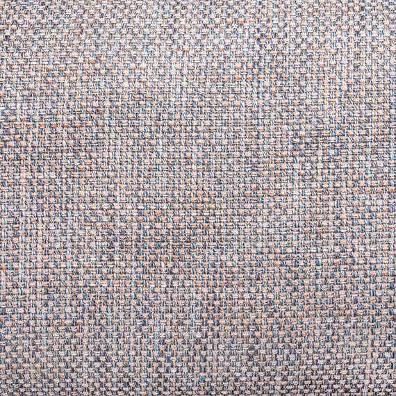 Полубарный стул Oberon 71 см, бежево-голубая рогожка, ножки орех