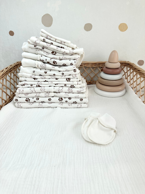 Комплект одежды из 20 предметов «Зайки/Лапки » (утепленный)