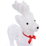 Фигура светодиодная «Снежный олень» 48*15*46 см, 50 ламп LED, авторежим, 220V, Белый