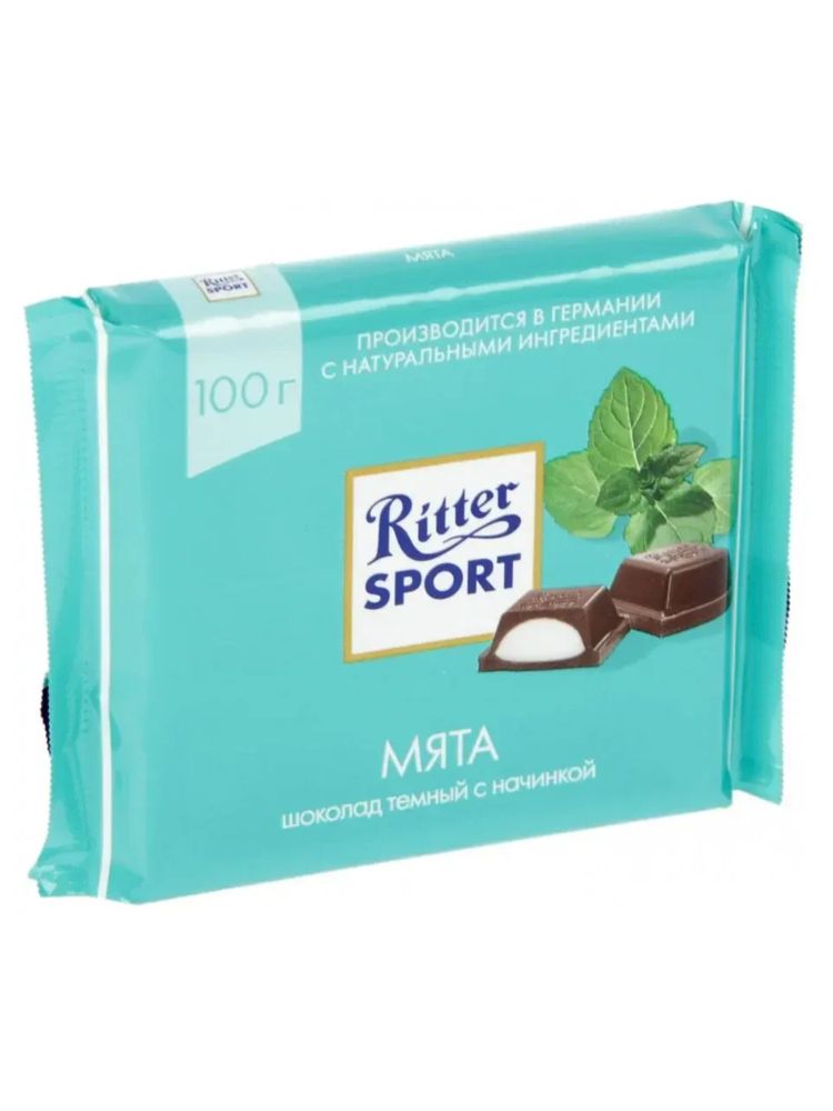 Шоколад тёмный Ritter Sport Мята 100 г