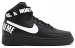 Кроссовки Supreme X Nike Air Force 1 World Famous Black