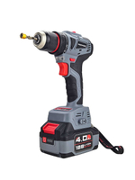 Аккумуляторный бесщеточный НАБОР 2в1 PROFIPOWER ProfiSet 2A18 (Li-ion-2шт 18В, 4.0Ач, З/У, в кейсе, E0080, T0056)