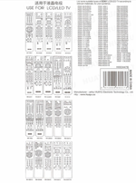 Пульт для Sony универсальный RM-L1185 (RM-ED062) Huayu