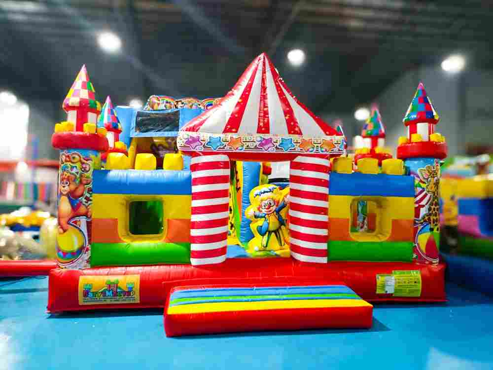 Коммерческий батут "Циркачи" мульти 5*5*4 м